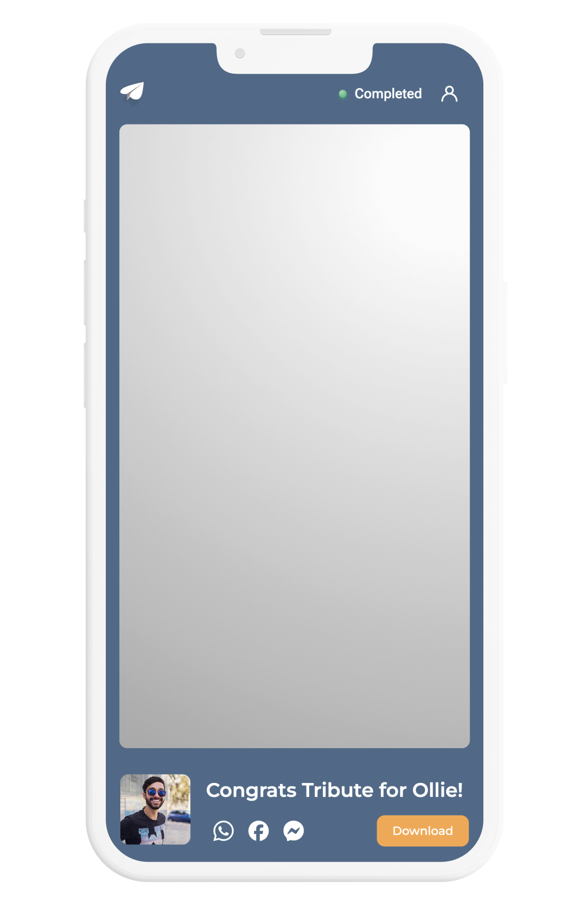 Share your finished video - step 3